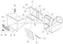 Part Location Diagram of 76855-35 Bear Cat Weldment, Chute